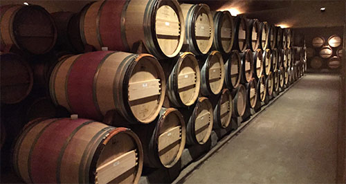 Wine Barrels at Nickel & Nickel