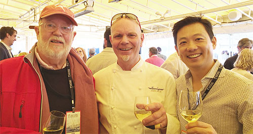 Denis Toner, founder of the Nantucket Wine & Food Festival; Joe Keller, owner/chef of Company of the Cauldron; Robert Chang, founder American Truffle Company